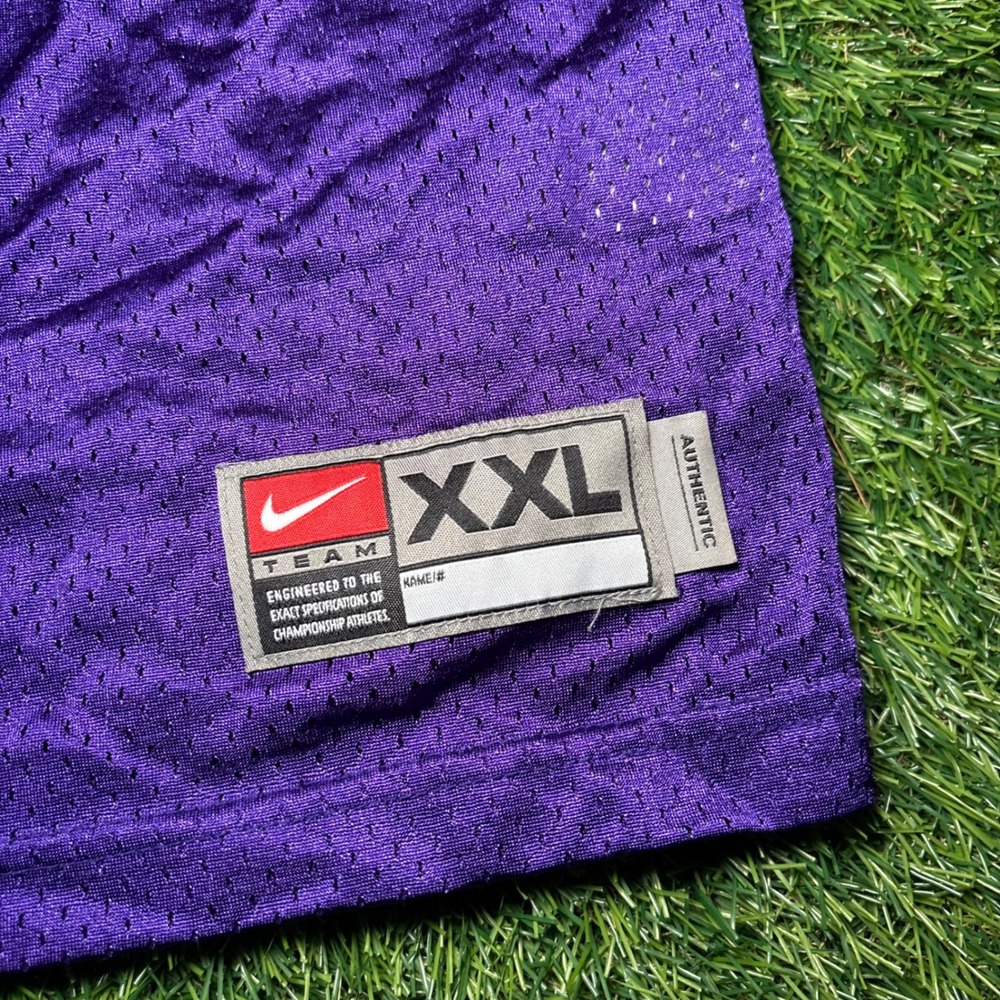 Nike Team TCU Horned Frogs Football Jersey Purple Number 5 Mens XXL Authentic - Picture 2 of 11
